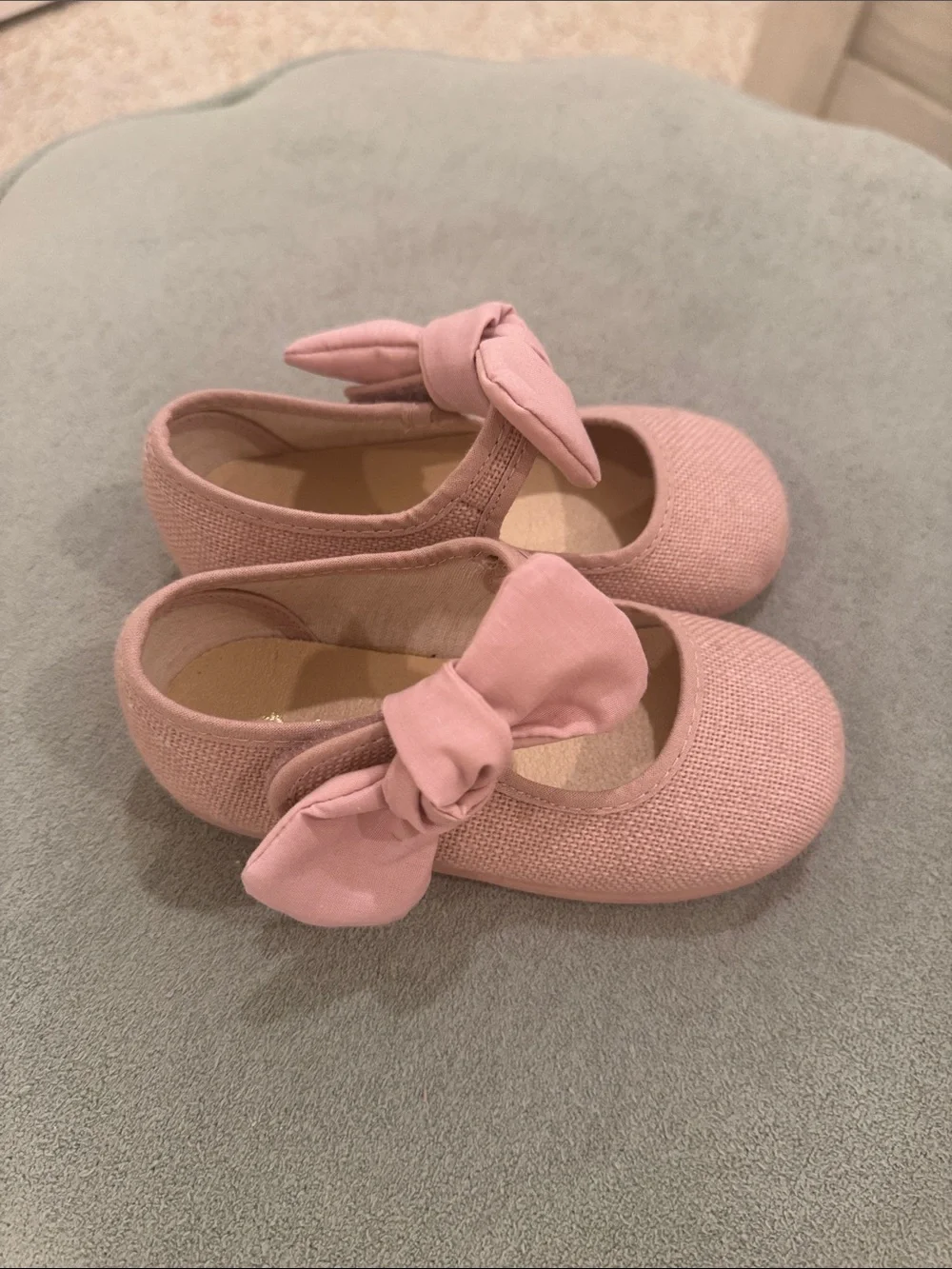 Girls Pink Bow Mary Jane Dress Shoes